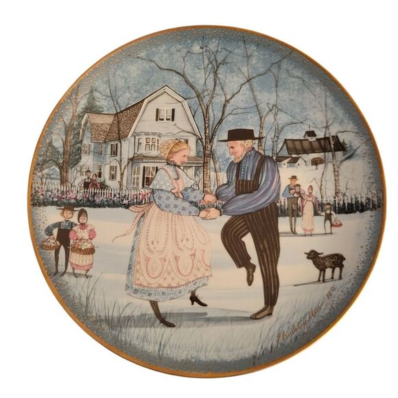 P. Buckley Moss Plate "The Anniversary" 10" - Picture 8 of 10